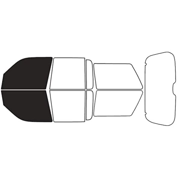 Rvinyl Window Tint Kit Compatible with Ford Explorer 1998-2001 (4 Door) - Front Precut Kit - 20%