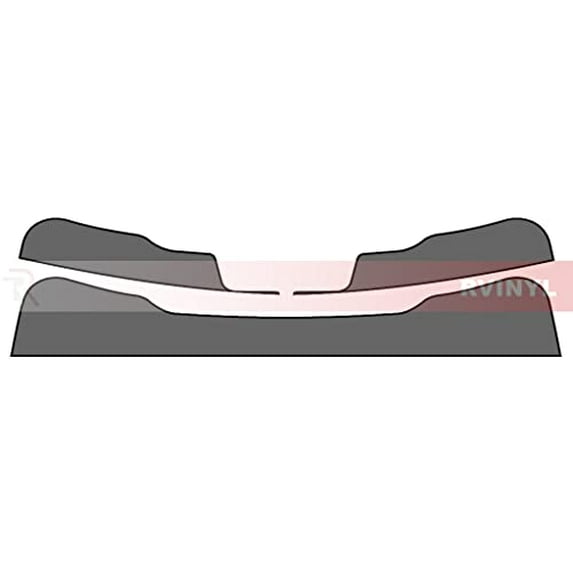 Rvinyl Window Tint Kit Compatible with Ford F-350 2017-2024 (2 Door Super Cab) - Windshield Strip