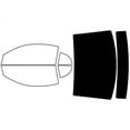 thumbnail image 1 of Rvinyl Window Tint Kit Compatible with Ford Mustang 1999-2004 (Coupe) - Rear Windshield Precut Kit -, 1 of 8