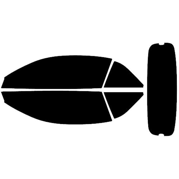 Rvinyl Window Tint Kit Compatible with Ford Mustang 2015-2023 (Convertible) - Complete Precut Kit -