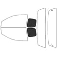 thumbnail image 1 of Rvinyl Window Tint Kit Compatible with Ford Ranger 2019-2023 (2 Door SuperCab) - Windshield Strip, 1 of 8