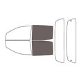 thumbnail image 1 of Rvinyl Window Tint Kit Compatible with Ford Ranger 2019-2023 (4 Door SuperCrew) - Back Precut Kit -, 1 of 8