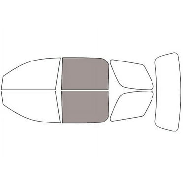 Rvinyl Window Tint Kit Compatible with GMC Acadia 2007-2012 - Back Precut Kit - 50%