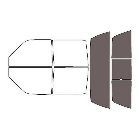 Rvinyl Window Tint Kit Compatible with GMC Sierra 1996-2000 (4 Door) - Rear Windshield Precut Kit -