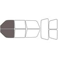 thumbnail image 1 of Rvinyl Window Tint Kit Compatible with GMC Yukon 1995-1999 (4 Door) - Front Precut Kit - 35%, 1 of 8