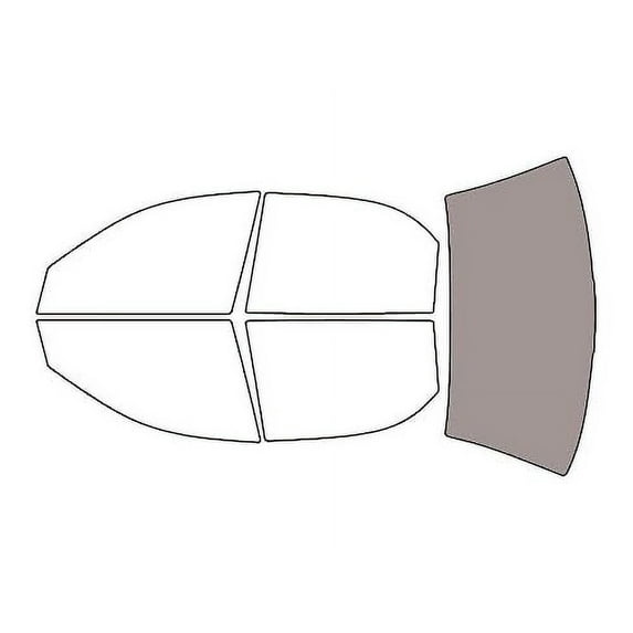 Rvinyl Window Tint Kit Compatible with Geo Metro 1995-1997 (Sedan) - Rear Windshield Precut Kit -