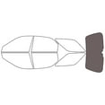 thumbnail image 1 of Rvinyl Window Tint Kit Compatible with Honda Accord 1994-1997 (Wagon) - Rear Windshield Precut Kit -, 1 of 8