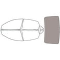 thumbnail image 1 of Rvinyl Window Tint Kit Compatible with Hyundai Elantra 2007-2010 (Sedan) - Rear Windshield Precut, 1 of 8
