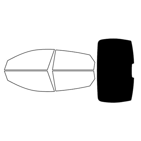 Rvinyl Window Tint Kit Compatible with Hyundai Elantra 2021-2025 (Sedan) - Rear Windshield Precut