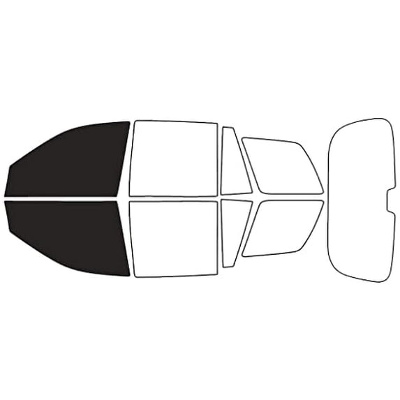 Rvinyl Window Tint Kit Compatible with Hyundai Santa Fe 2001-2006 - Front Precut Kit - 20%