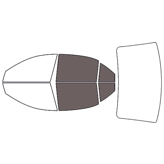 Rvinyl Window Tint Kit Compatible with Hyundai Sonata 2006-2010 - Back Precut Kit - 35%