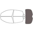 thumbnail image 1 of Rvinyl Window Tint Kit Compatible with Infiniti Ex35 2008-2012 - Rear Windshield Precut Kit - 35%, 1 of 8