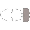 thumbnail image 1 of Rvinyl Window Tint Kit Compatible with Infiniti Ex35 2008-2012 - Rear Windshield Precut Kit - 50%, 1 of 8