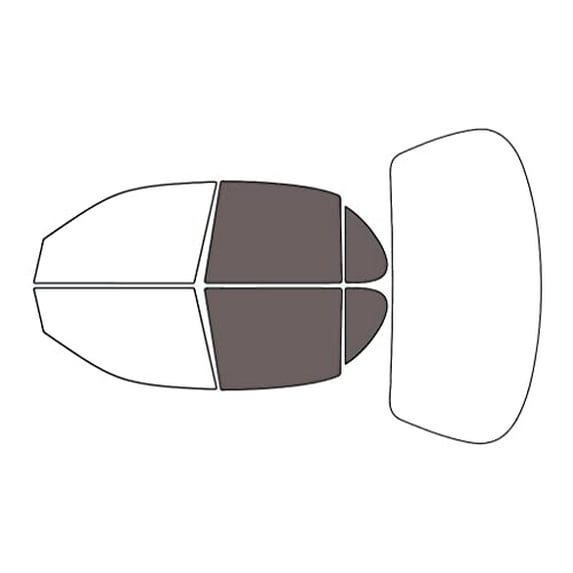 Rvinyl Window Tint Kit Compatible with Infiniti J30 1993-1997 - Back Precut Kit - 35%
