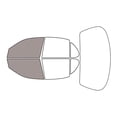 thumbnail image 1 of Rvinyl Window Tint Kit Compatible with Infiniti J30 1993-1997 - Front Precut Kit - 50%, 1 of 8