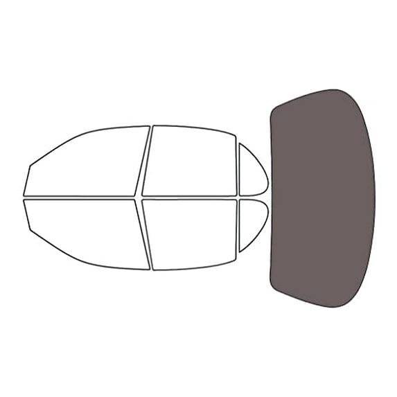Rvinyl Window Tint Kit Compatible with Infiniti J30 1993-1997 - Rear Windshield Precut Kit - 35%