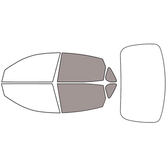 Rvinyl Window Tint Kit Compatible with Infiniti M35 2011-2013 - Back Precut Kit - 50%
