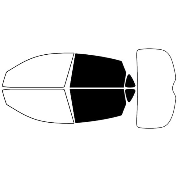 Rvinyl Window Tint Kit Compatible with Infiniti Qx50 2014-2015 - Back Precut Kit - 5%