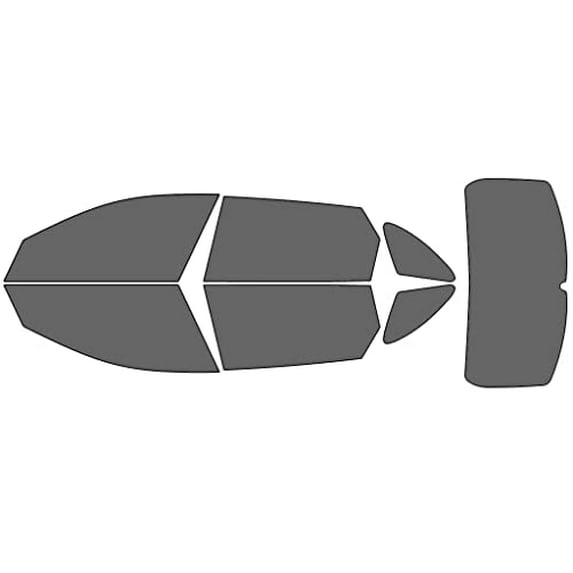 Rvinyl Window Tint Kit Compatible with Jaguar F-Pace 2017-2024 (SUV) - Complete Precut Kit - 35%