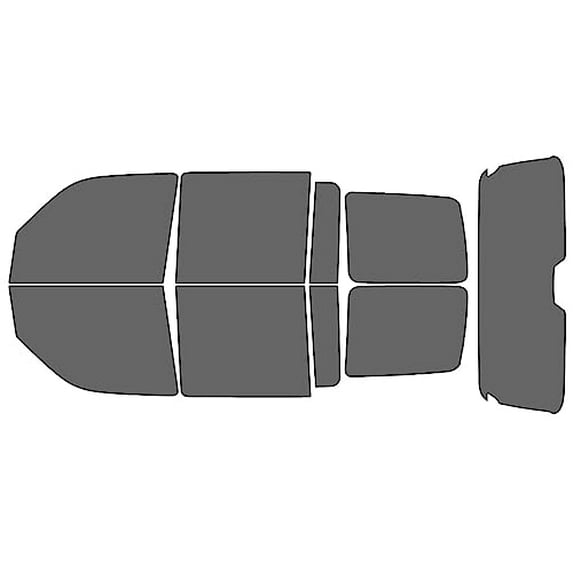 Rvinyl Window Tint Kit Compatible with Jeep Liberty 2008-2012 - Complete Precut Kit - 35%