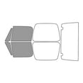 thumbnail image 1 of Rvinyl Window Tint Kit Compatible with Jeep Wrangler 1990-1995 - Front Precut Kit - 50%, 1 of 8