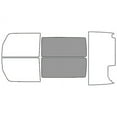 thumbnail image 1 of Rvinyl Window Tint Kit Compatible with Jeep Wrangler 2007-2010 (2 Door) - Back Precut Kit - 50%, 1 of 8
