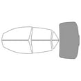 thumbnail image 1 of Rvinyl Window Tint Kit Compatible with Kia Rio 2018-2023 (Sedan) - Rear Windshield Precut Kit - 35%, 1 of 8