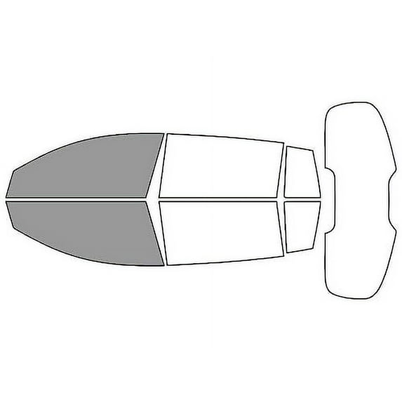 Rvinyl Window Tint Kit Compatible with Kia Sportage 2011-2016 - Front Precut Kit - 50%