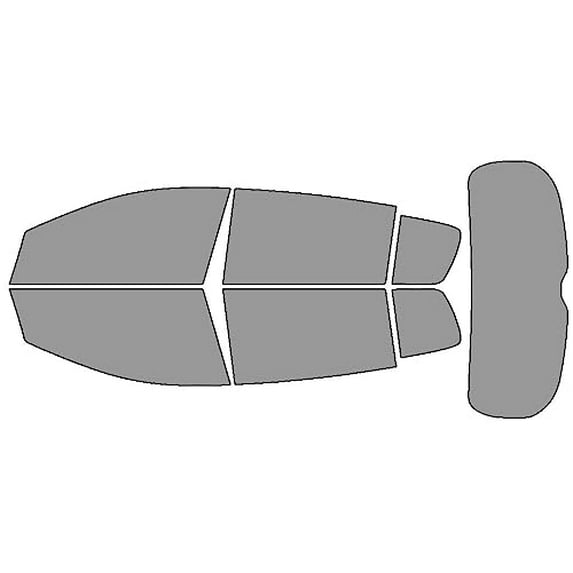 Rvinyl Window Tint Kit Compatible with Kia Sportage 2017-2022 - Complete Precut Kit - 50%