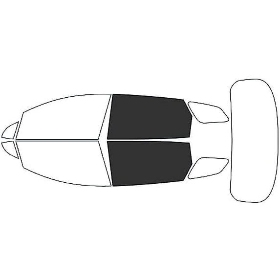 Rvinyl Window Tint Kit Compatible with Kia Sportage 2023-2025 - Back Precut Kit - 20%