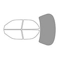 thumbnail image 1 of Rvinyl Window Tint Kit Compatible with Lexus ES 1992-1996 - Rear Windshield Precut Kit - 50%, 1 of 8