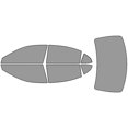 thumbnail image 1 of Rvinyl Window Tint Kit Compatible with Lexus ES 2013-2018 - Complete Precut Kit - 50%, 1 of 8