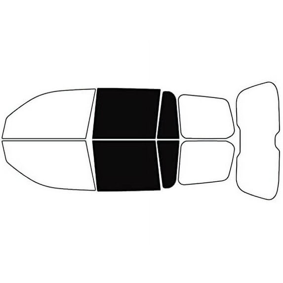 Rvinyl Window Tint Kit Compatible with Lexus Lx 2008-2016 - Back Precut Kit - 5%