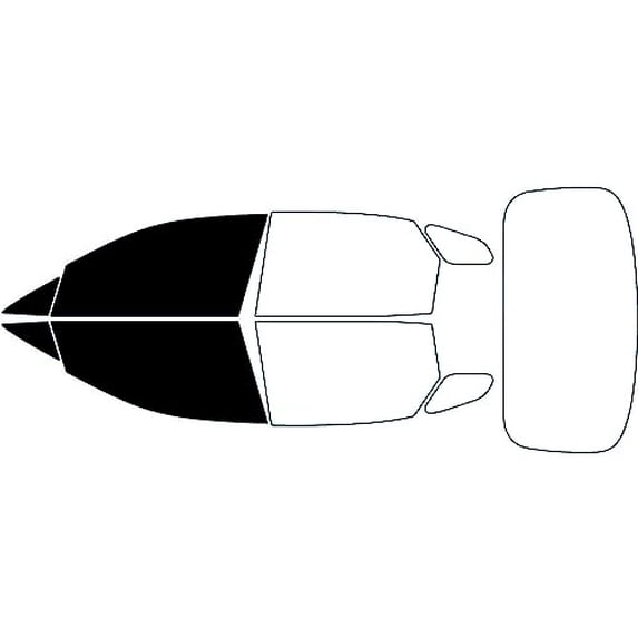 Rvinyl Window Tint Kit Compatible with Lexus RX 2023-2025 - Front Precut Kit - 5%
