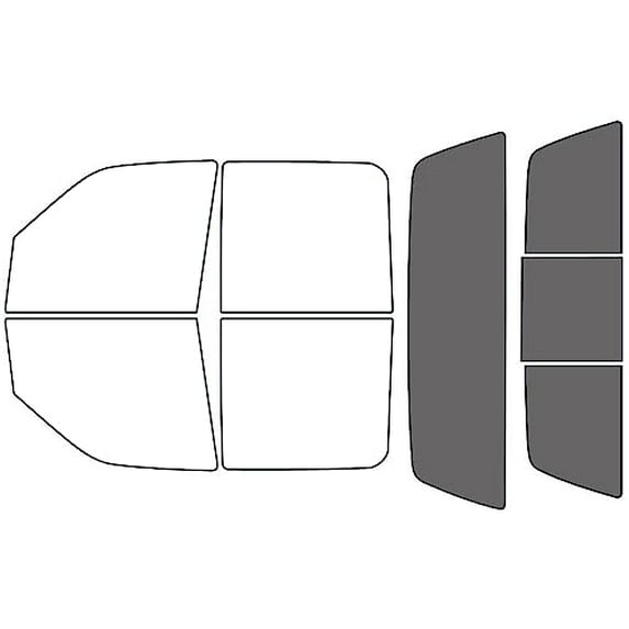 Rvinyl Window Tint Kit Compatible with Lincoln Blackwood 2002 - Rear Windshield Precut Kit - 35%