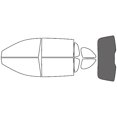 thumbnail image 1 of Rvinyl Window Tint Kit Compatible with Lincoln MKT 2010-2019 - Rear Windshield Precut Kit - 35%, 1 of 8
