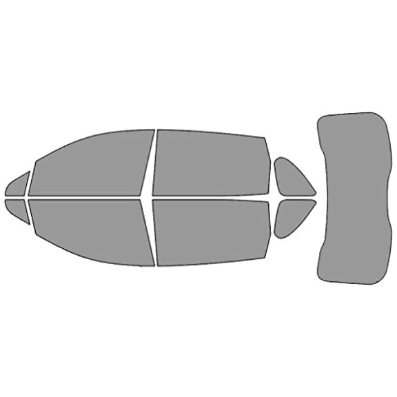 Rvinyl Window Tint Kit Compatible with Lincoln Nautilus 2019-2023 - Complete Precut Kit - 50%