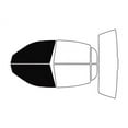 thumbnail image 1 of Rvinyl Window Tint Kit Compatible with Lincoln Town Car 1998-2002 - Front Precut Kit - 5%, 1 of 8