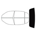 thumbnail image 1 of Rvinyl Window Tint Kit Compatible with Lincoln Town Car 2003-2011 - Rear Windshield Precut Kit - 5%, 1 of 8