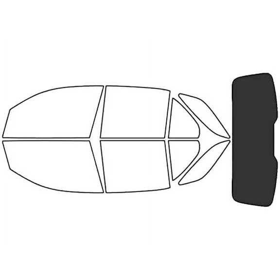 Rvinyl Window Tint Kit Compatible with MINI Countryman 2017-2024 - Rear Windshield Precut Kit - 20%