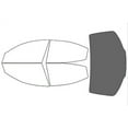 thumbnail image 1 of Rvinyl Window Tint Kit Compatible with Maserati Ghibli 2014-2024 - Rear Windshield Precut Kit - 35%, 1 of 8