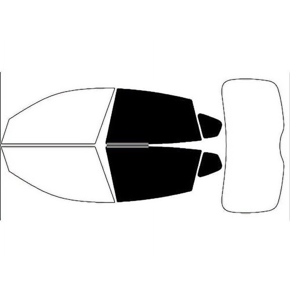 Rvinyl Window Tint Kit Compatible with Maserati Levante 2017-2024 - Back Precut Kit - 5%