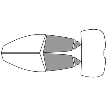 Rvinyl Window Tint Kit Compatible with Mazda Mazda3 2019-2025 (Hatchback) - Back Precut Kit - 50%