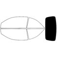 thumbnail image 1 of Rvinyl Window Tint Kit Compatible with Mercedes-Benz CLK-Class 1999-2003 (Convertible) - Rear, 1 of 8