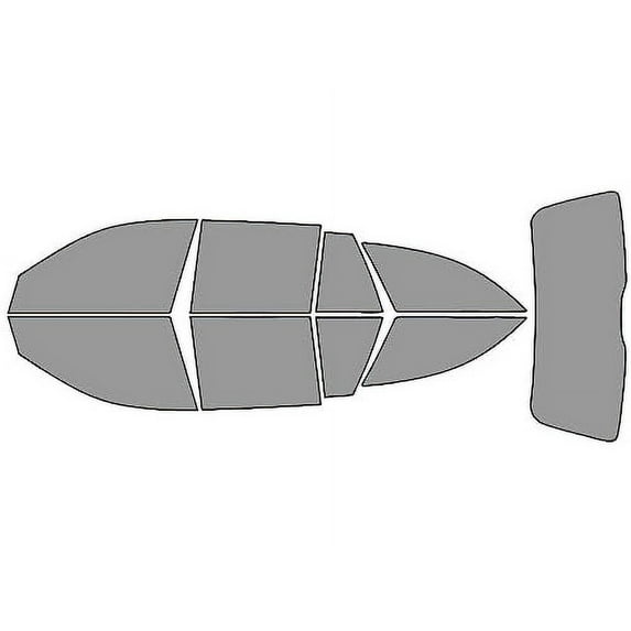 Rvinyl Window Tint Kit Compatible with Mercedes-Benz E-Class 2004-2009 (Wagon) - Complete Precut Kit