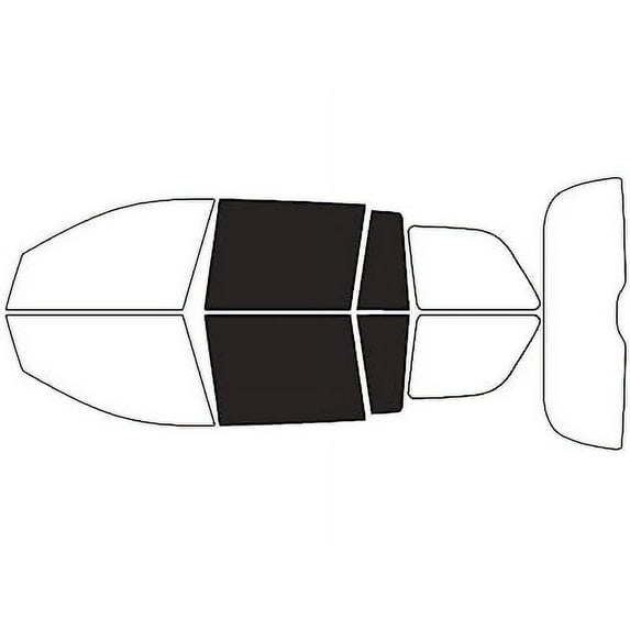 Rvinyl Window Tint Kit Compatible with Mercedes-Benz Gl-Class 2007-2012 - Back Precut Kit - 20%