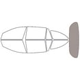 thumbnail image 1 of Rvinyl Window Tint Kit Compatible with Mercedes-Benz R-Class 2006-2012 - Rear Windshield Precut Kit, 1 of 8