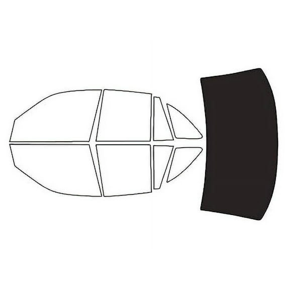 Rvinyl Window Tint Kit Compatible with Mercury Grand Marquis 1992-1995 - Rear Windshield Precut Kit