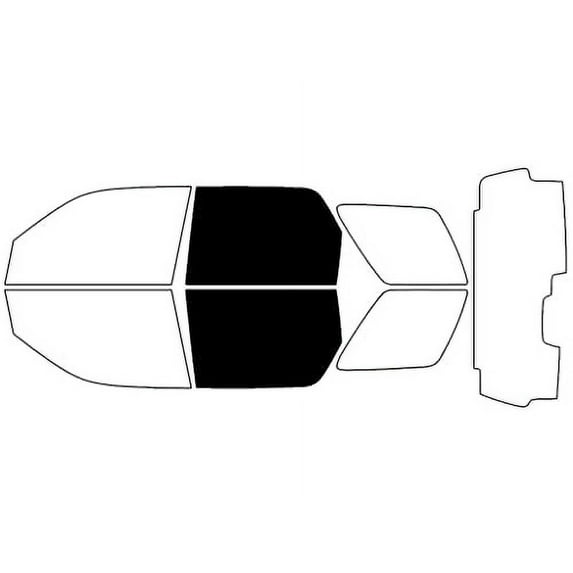 Rvinyl Window Tint Kit Compatible with Mercury Mariner 2008-2010 - Back Precut Kit - 5%