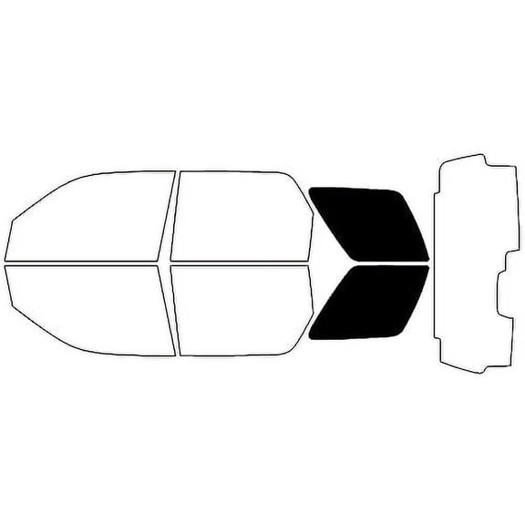 Rvinyl Window Tint Kit Compatible with Mercury Mariner 2008-2010 - Cargo - 5%